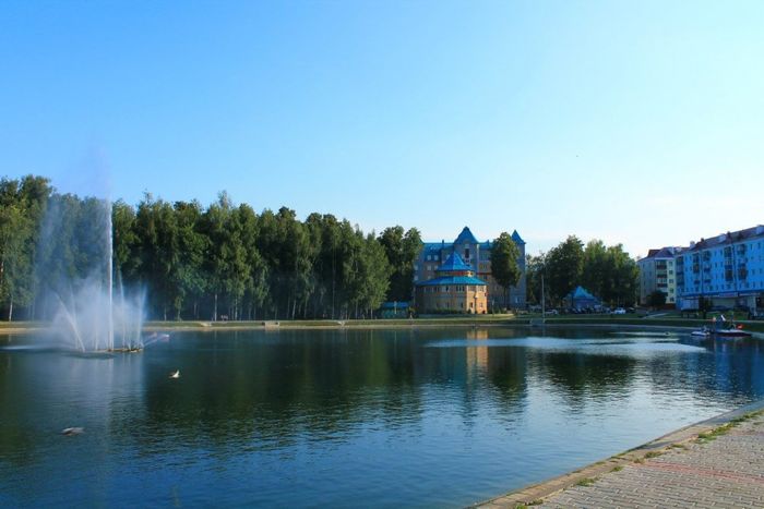 городское озера в Зеленодольске