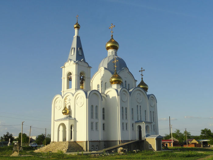 православный храм в ст Архангельской