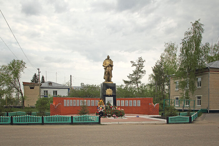 Мемориал ВОВ с. Большие Березники Мордовия
