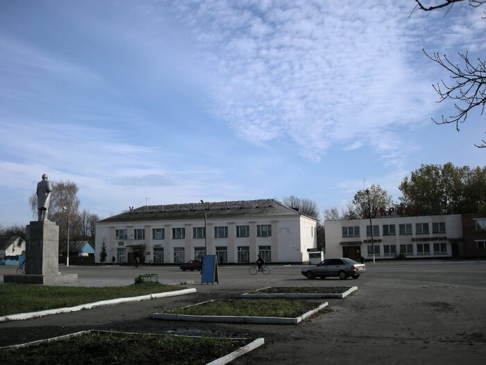 центр поселка Дуубровка Брянская область