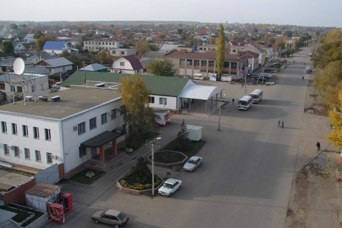 поселок Елань с высоты