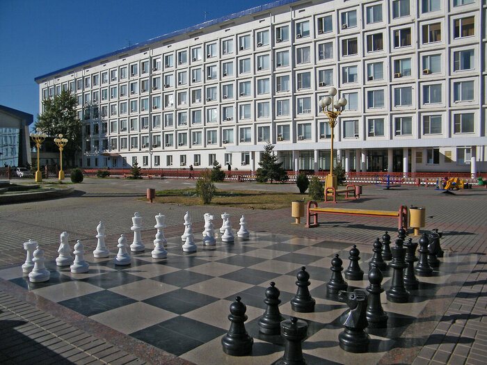 Шахматный городок в городе Элисте Сити Чесс