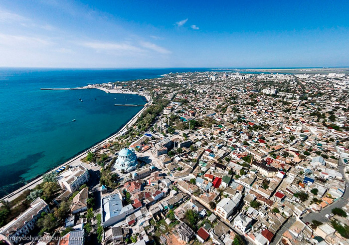 Вид города Евпатории