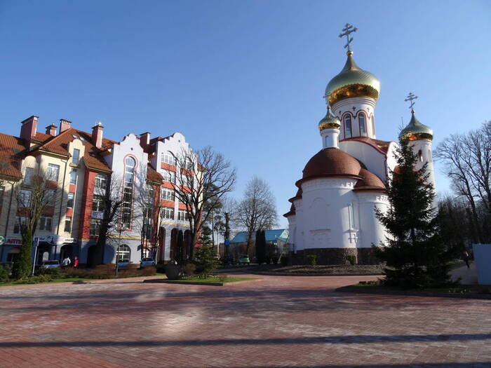 православный храм в городе Гурьевске