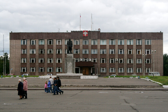 Здание администрации в Инте Республика Коми