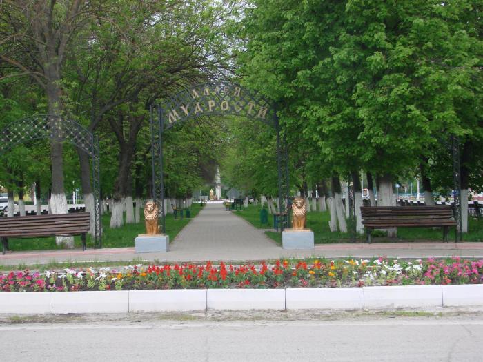 аллея мудрости в поселке Ишеевка