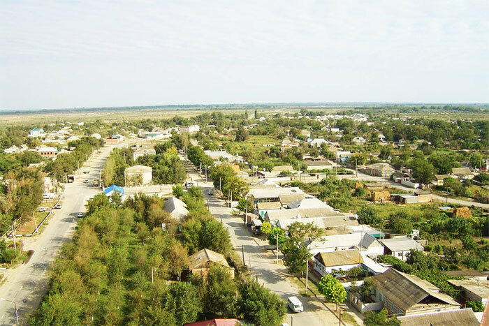 село Кочубей с высоты птичьего полета