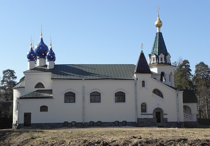 Никольская церковь в поселке Лебяжье