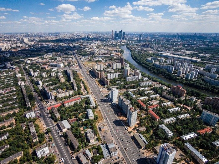 фото г.Москва с высоты