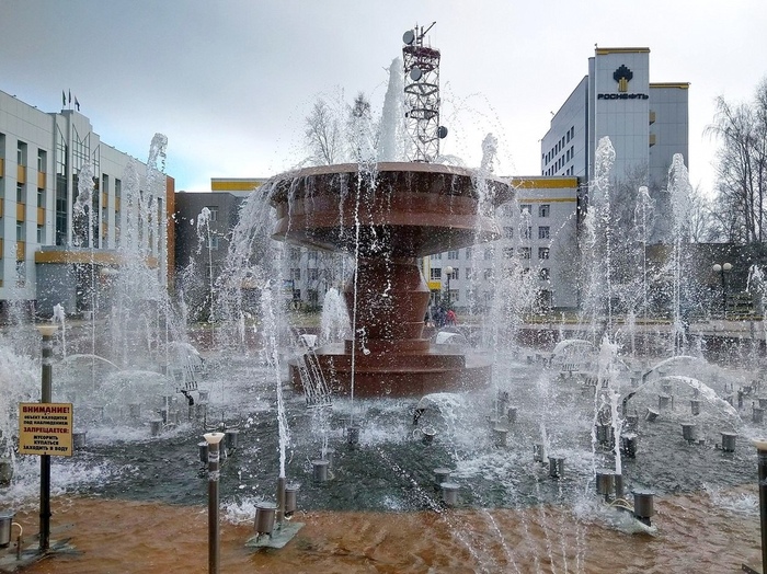 фонтаны в Нефтеюганске
