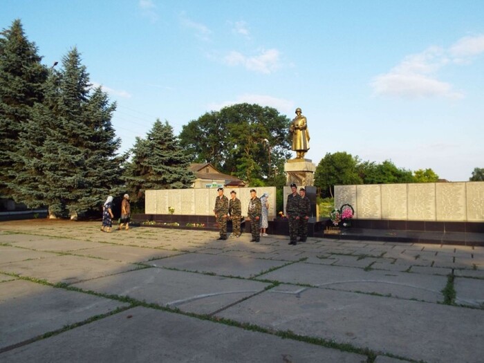 Мемориал ВОВ в селе Обильном