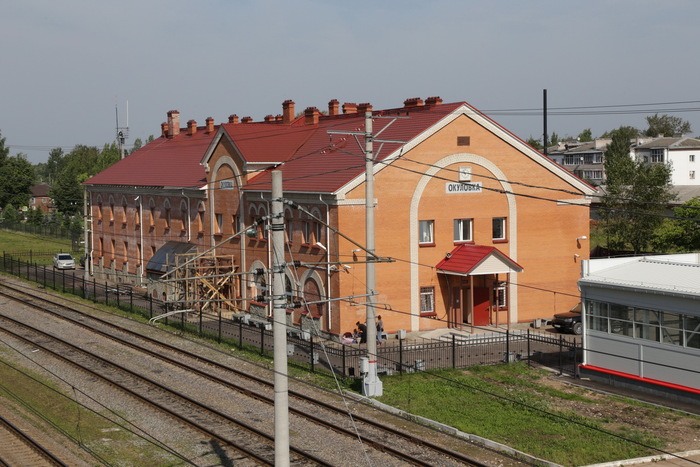 Вокзал города Окуловки