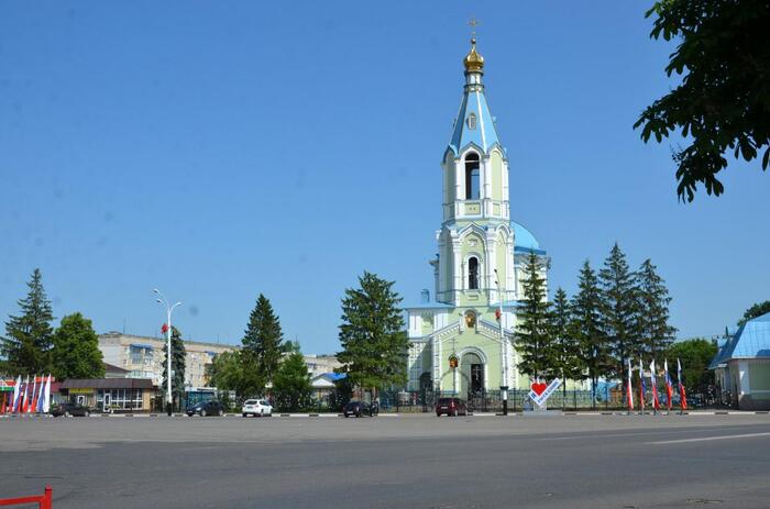 православный храм в городе Рассказове