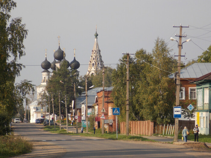 Вид поселка Сусанино Костромская область