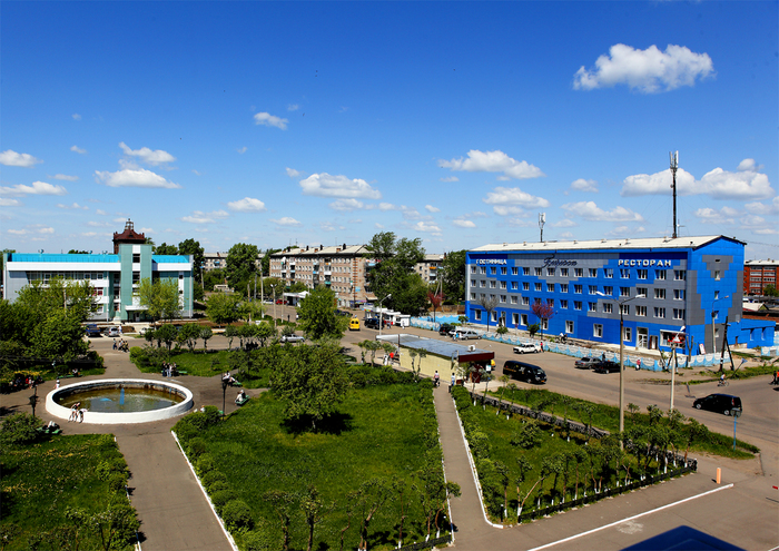 Парк в городе Тайшете