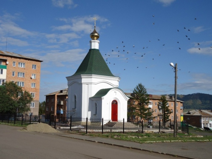 Часовня Воздвижения Креста Господня в с. Таштып Хакасии