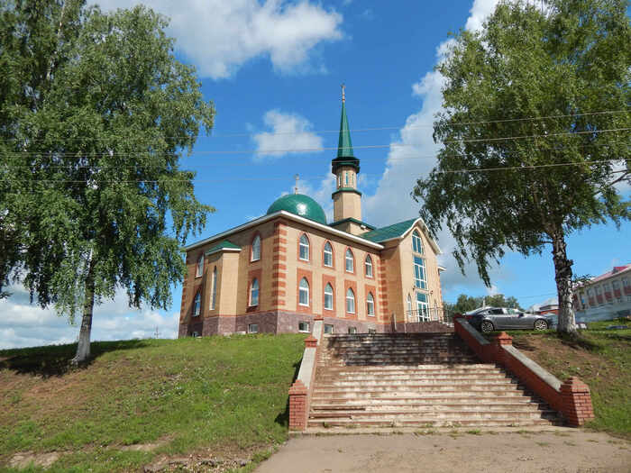 центральная мечеть с. Верхние Татышлы Башкортостан