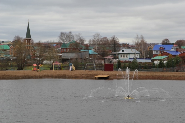 фонтан в селе Верхние Татышлы