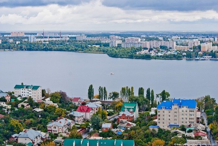 Вид Воронежа с высоты