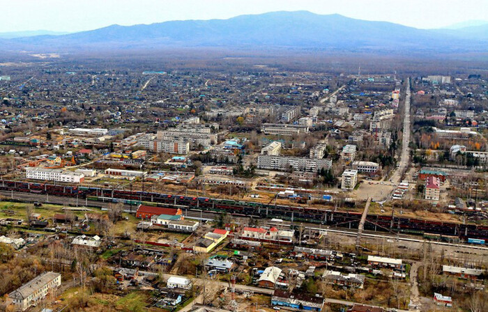 Вид города Вяземского