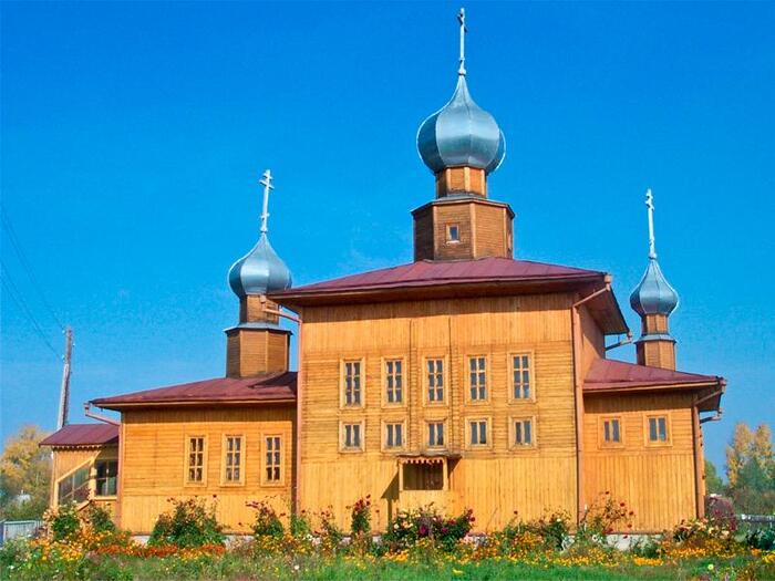 православный храм в селе Залесово